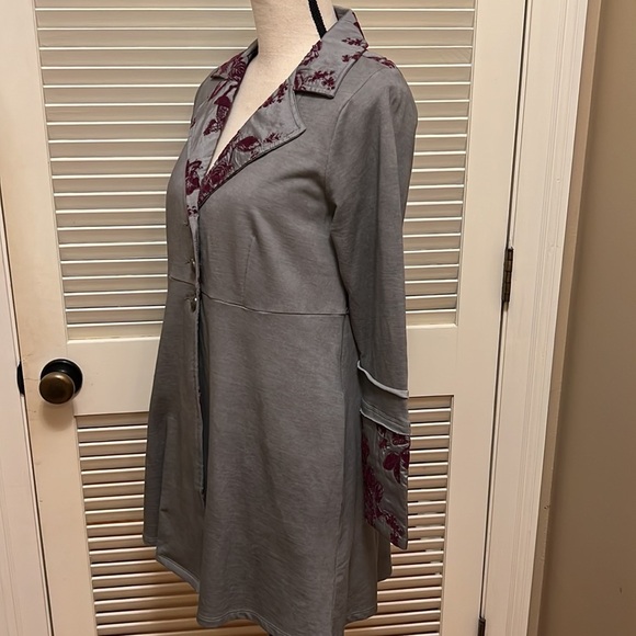 ๐๐๐Soft Surroundings Grandeur Jacket in Vintage Grey - Picture 9 of 17